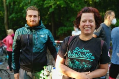 2 Samurai`s beim Volkstriathlon